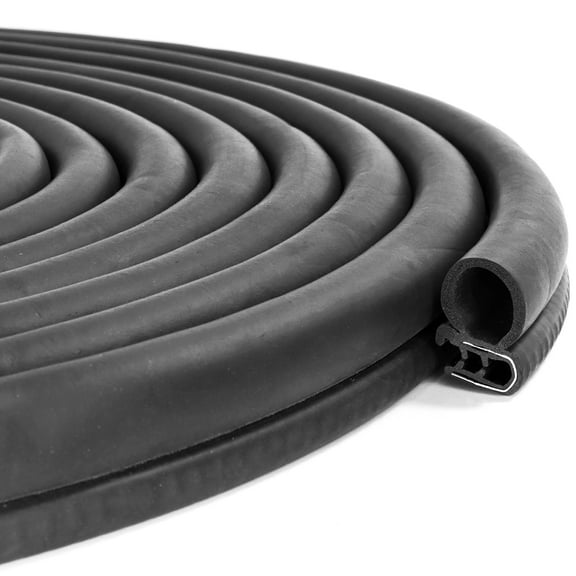 Rubber Edge Seal Trim Weather Strip Car Door Trunk Hood Window Protector Black