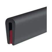 Rubber Edge Trim, Self-Adhesive Car Door Edge Guard, Edge Protector for Sheet Metal Sharp Edge, Rubber EPDM Material, Fit 1/161.6mm, Length 10Ft3.1m, Black Color