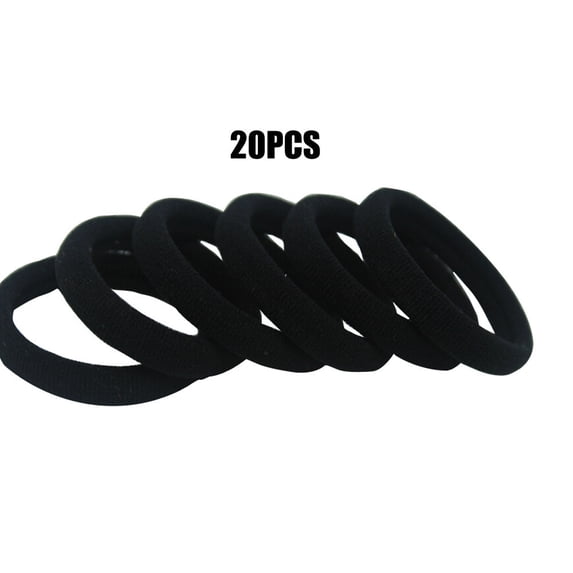 20 Pcs Rubber Elastic Band Ponytail Hair Rope for Girls Versatile Hair Ties Ideal for Accessories and Hair Care