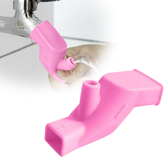 Rubber Elastic Faucet Extenders, Children's Water Saving Tool, Bathroom Accessory, Easy Installation, Fits Most Faucets