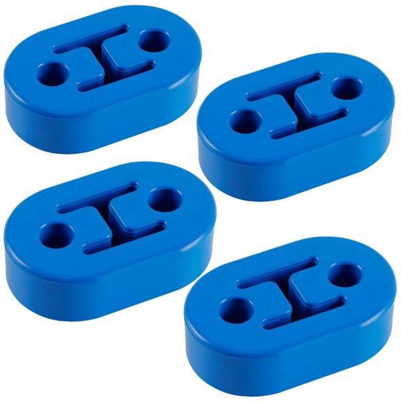 Rubber Exhaust Hanger,Muffler Exhaust System,Heavy Insulator Support Bushing Installation,2 Holes 0.47 Inch,High-Density Tailpipe Damping Hanger (4PCS)
