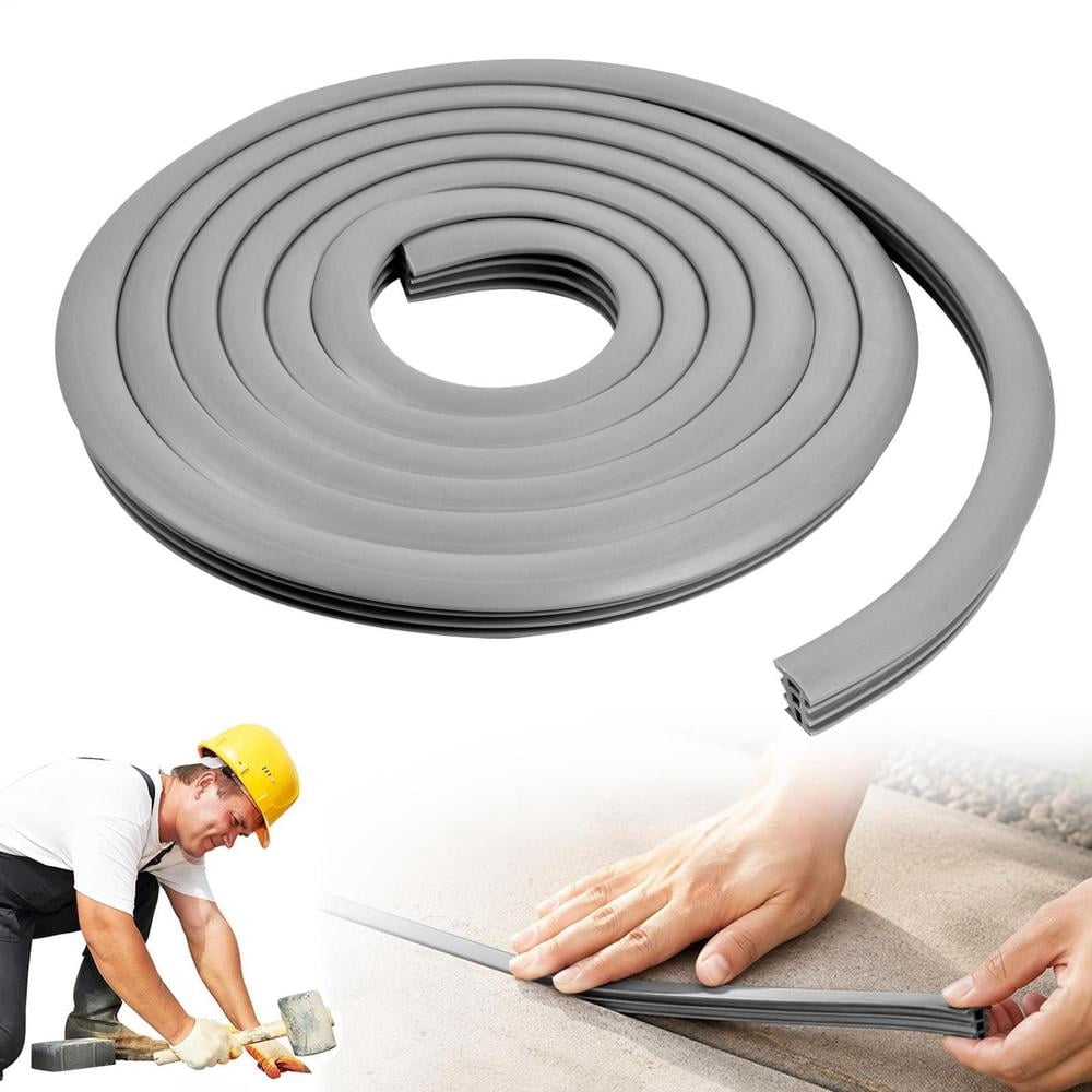 Rubber Expansion Joint Filler 50 ft, 1 Inch Concrete Crack Sealant ...