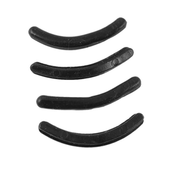 Rubber Eyelash Curler Refill Cushion Pad Replacement Black 4 Pcs