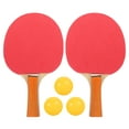 Rubber Faced Table Tennis Racket Beginner Training Pingpong Board Table Tennis Racket Set