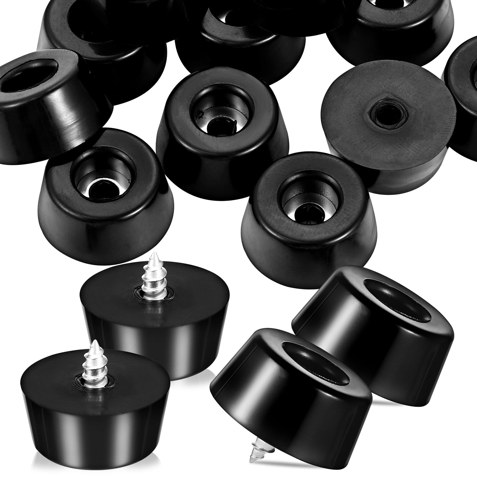 Rubber Feet for Cutting Board with Stainless Steel Screws Non Slip