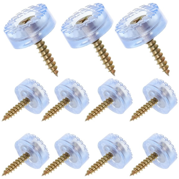 20 Pieces Non- Rubber Feet for Furniture Legs, Metal Foot Nails Booster Pads, Protect Floors and Prevent Sliding