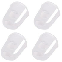 Rubber Finger Tips, 4 Pack Silicone Thumb Fingertip Protector Covers Pads Thimble for Guitar Playing Office Counting Sewing