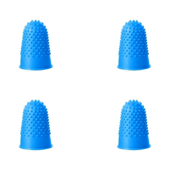 Rubber Fingers Tip Pads Grips For Counting Collating Writing Sorting Task Hot Glue And Sport Games Thick Reusable Protector Assorted Sizes Finger Home Decor