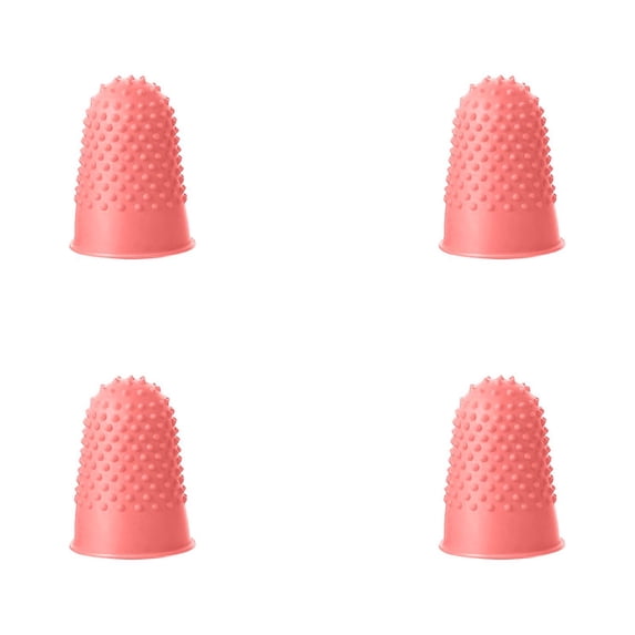 Rubber Fingers Tip Pads Grips For Counting Collating Writing Sorting Task Hot Glue And Sport Games Thick Reusable Protector Assorted Sizes Finger Home Decor