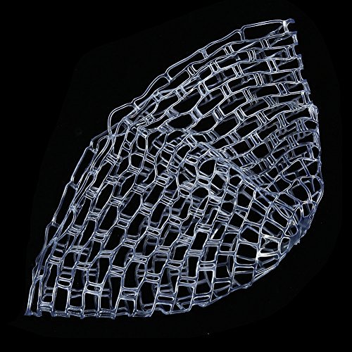 Rubber Fishing Net, Outdoor Fly Fishing Landing Net Clear Rubber Replacement Mesh Bag (120cm/47.24inch)