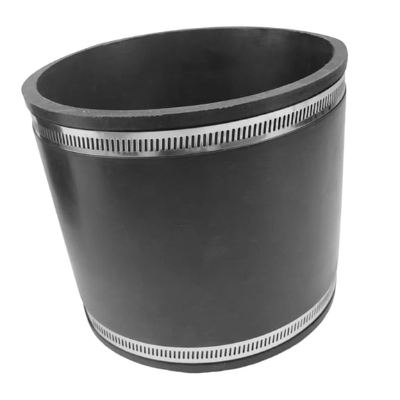 Rubber Flexible Pipe Connector Replacement Cuff Coupler Clamp Easy Install for Dust Collection Workshop