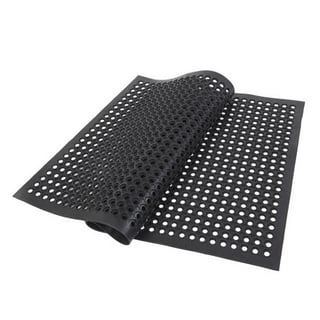  AGHITG Outdoor Rubber Mats with Drainage, Rubber