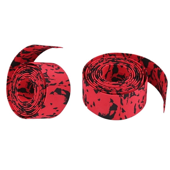 Rubber Foam Bicycle Handlebar Tape, 3cmx200cm, Shock Absorbent Anti-Sweat, Easy Install for Road Bike Handle Wrap