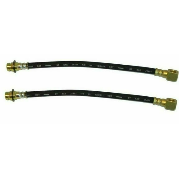 Rubber Front Disc Brake Hose Set 1969-73 GTO Grand Prix 442 Chevelle Skylark GS