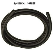 Rubber Fuel Line with 1/4 inch ID 10 Ft 98595 Black Bosisa