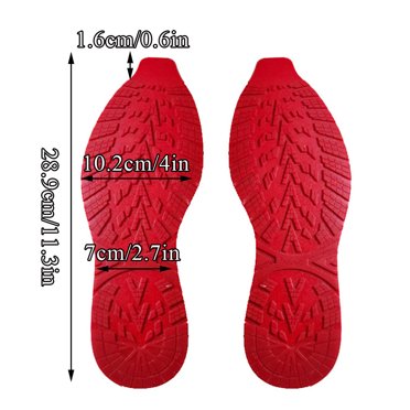 Red Sole Shoe Stickers – Faux Louboutin Heel Decals – Fashion DIY CA145