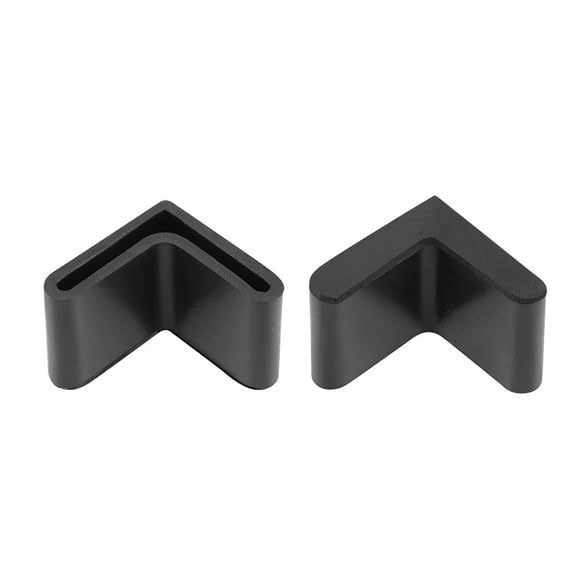 Rubber Furniture Covers Angle Caps, L Shaped 29mm x 29mm Table Chair Legs 8Pcs