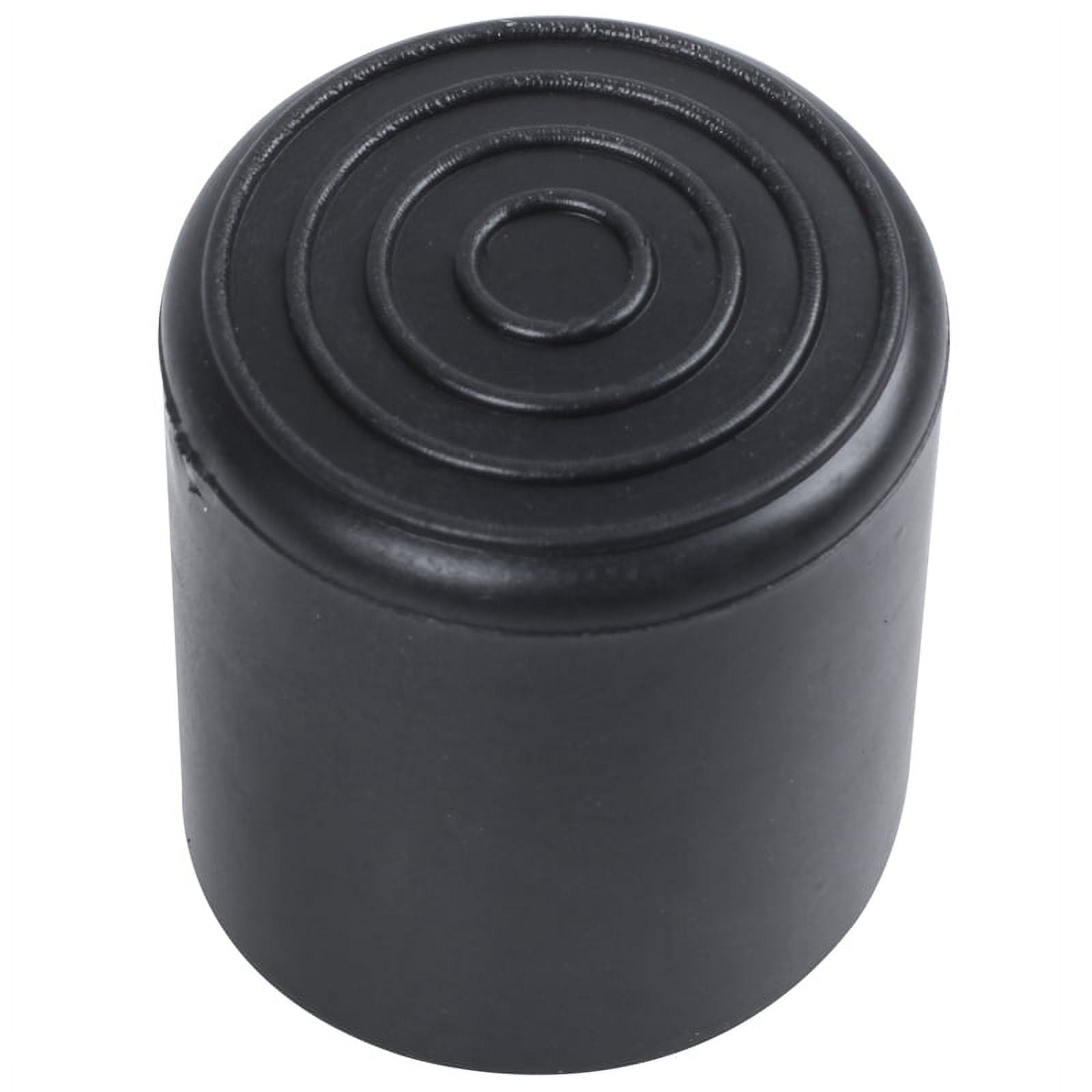 Rubber Furniture Crutch Feet Stool Chair Leg Tip Pad 4Pcs Black