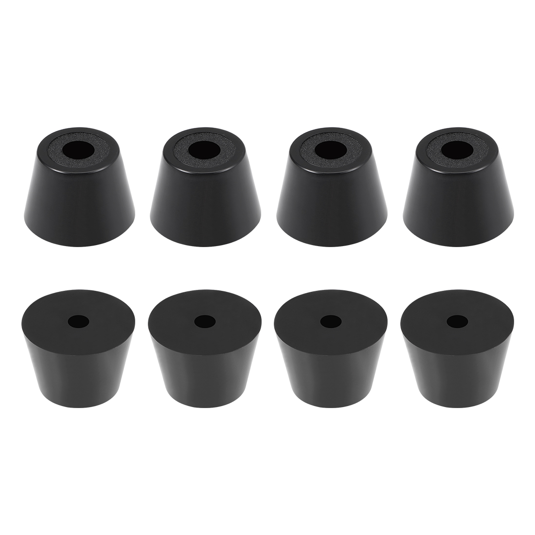 Rubber Furniture Pads 29mm x 21mm AntiSlip Bumpers 20mm Height 8Pcs