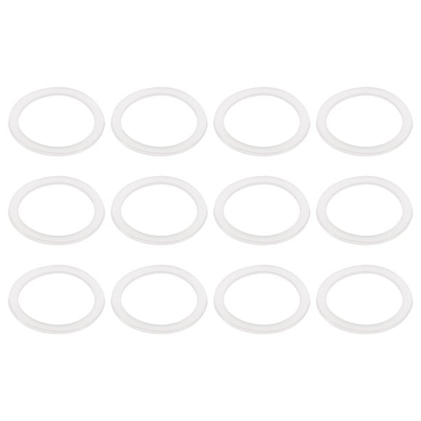 Rubber Gasket, 12pack Silicone Seals for Glass Jars, Standard Mouth