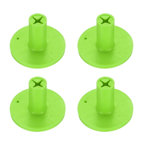 Rubber Golf Tee, Golf Practice Tees Training Driving Range, Non-Slip Golf Mat Tees with Holder,1.5Inch & 4Pcs & Green- Fit for (Indoor or Outdoor Hitting Mat/Courses/Backyards)