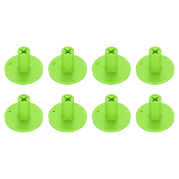 Rubber Golf Tee, Golf Practice Tees Training Driving Range, Non-Slip Golf Mat Tees with Holder,1.5Inch & 8Pcs & Green- Fit for (Indoor or Outdoor Hitting Mat/Courses/Backyards)