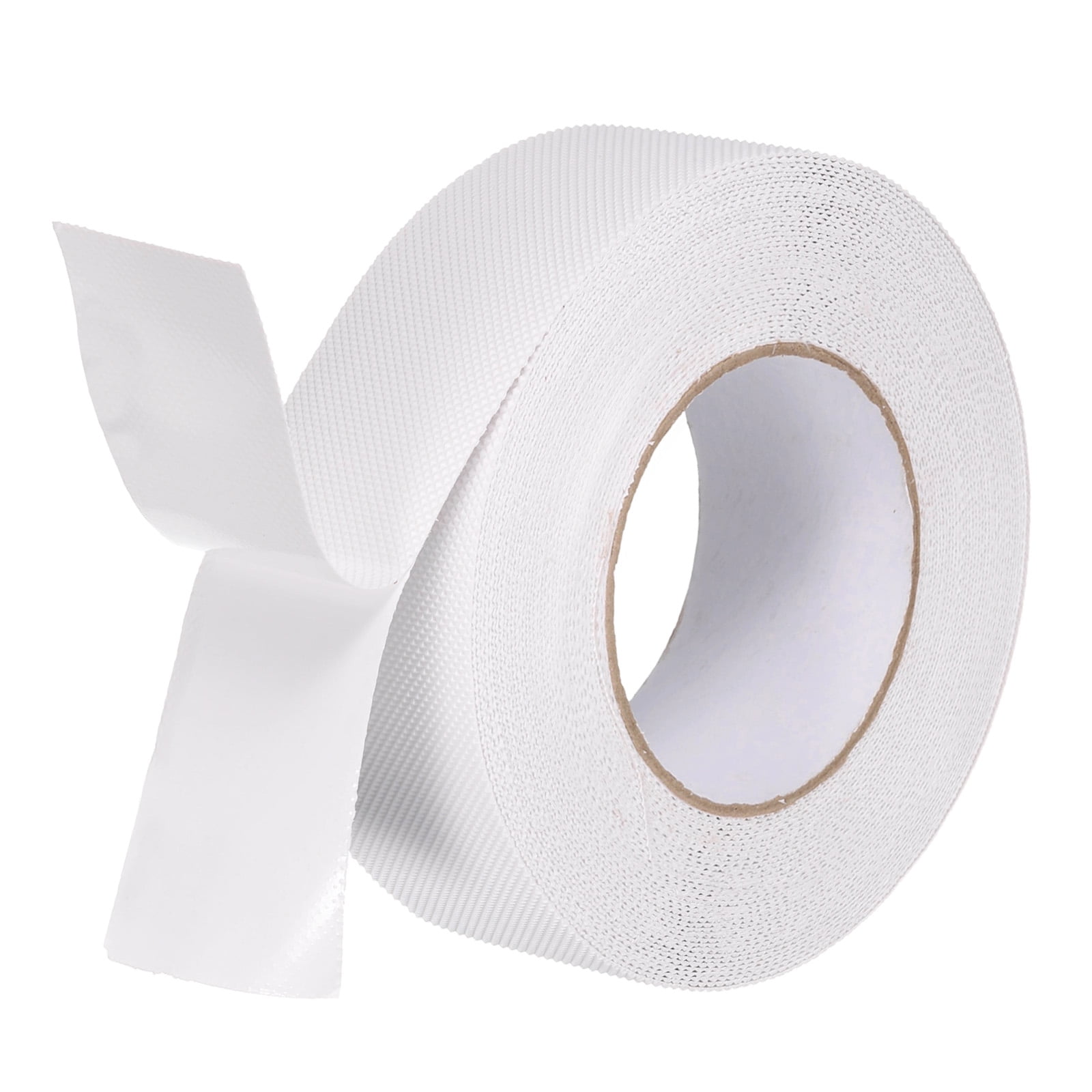 Rubber Grip Tape, 2" x 32.8 Ft Non-Slip Tape Diamond Textured Adhesive Grip Tape for Outdoor/Indoor Steps (White)
