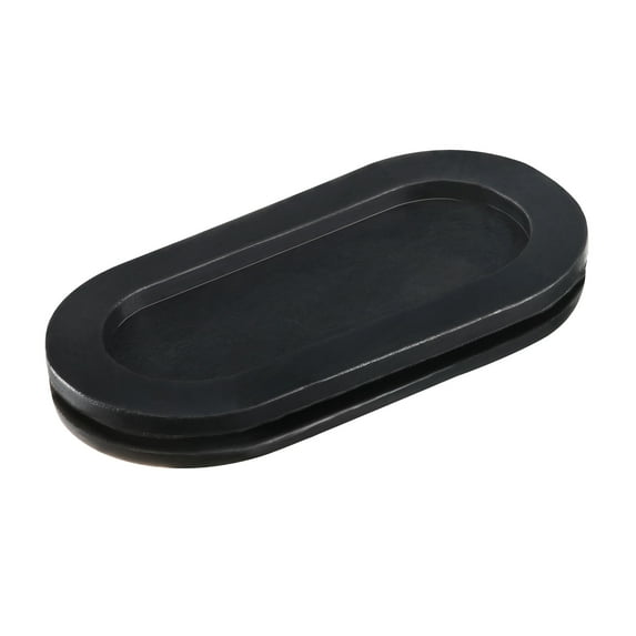 Rubber Grommet Oval Double-Sided Mount Size 55 x 25 mm for Wire Protection 6 Pack