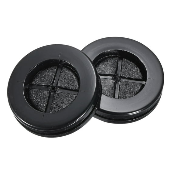 Rubber Grommet Round Double-Sided Mount Dia 26 mm ID 20 mm for Wire Protection Pack of 4