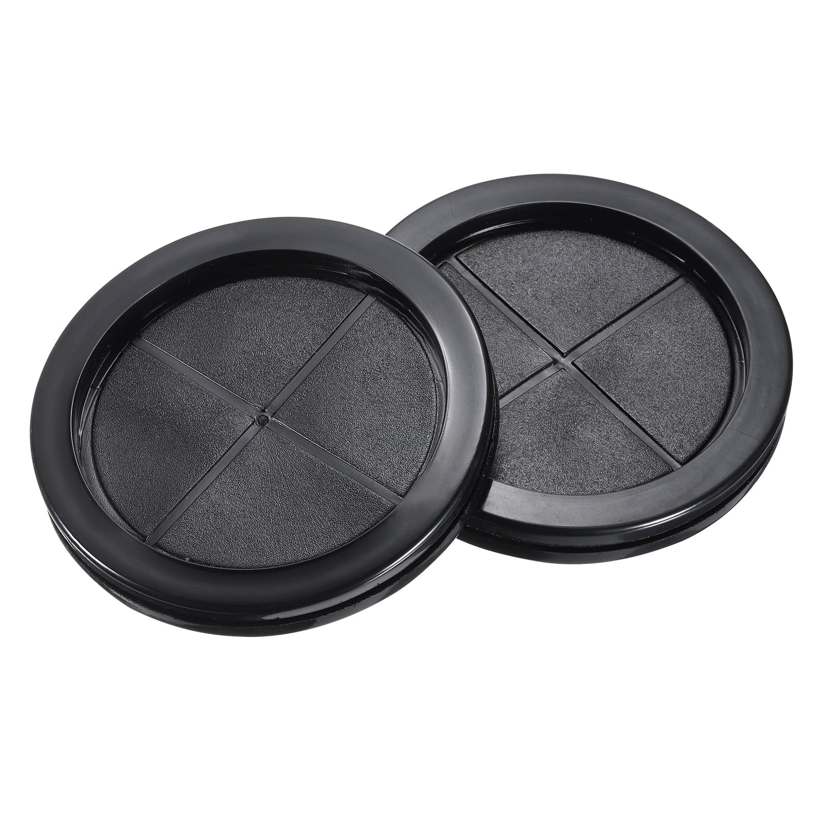 Rubber Grommet Round Double-Sided Mount Dia 90 mm ID 80 mm for Wire Protection Pack of 8