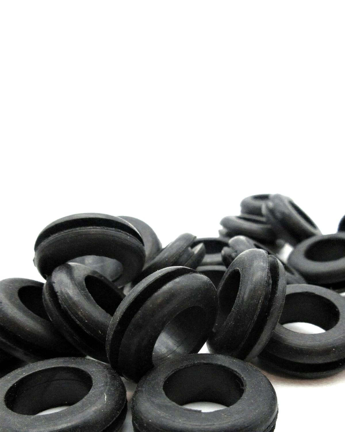 Alltrade Supply 7/16" ID X 5/8" OD 1/8" Groove Rubber Wire Grommets – Buna-N Oil Resistant