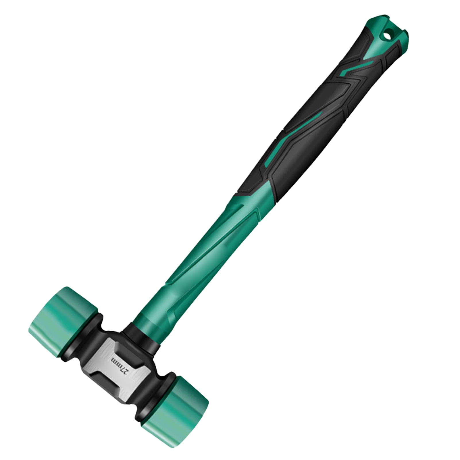 Rubber Hammer, Non Slip Hammer Mallet for Dorm Bed, Heavy Duty Rubber Hammer Heads, Ergonomic Grip Handle, Portable Double sided Soft Mallets