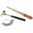 thumbnail image 1 of Rubber Hammer Ring Mandrel Sizer Ring Sizer Guage US Jewelry Tools Kit, 1 of 5