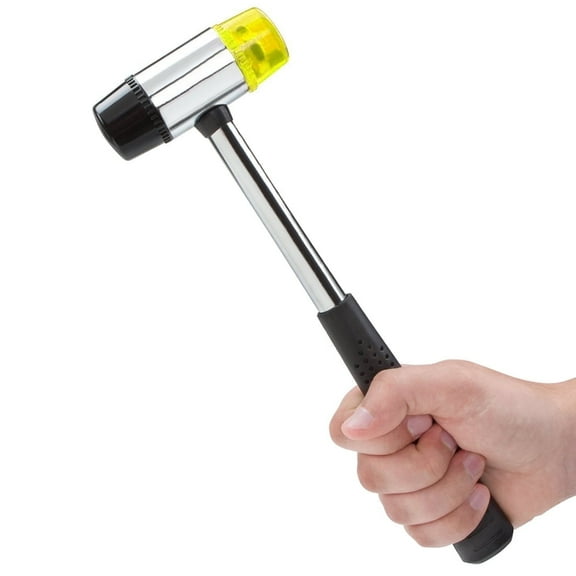 25MM Rubber Hammer Small Plastic Mallet: Jewelry Hammer, Small Rubber, Mallet Plastic Hammers, Soft Hammers for Use With Jewelry, Handicrafts, Furniture Assembly, Etc.