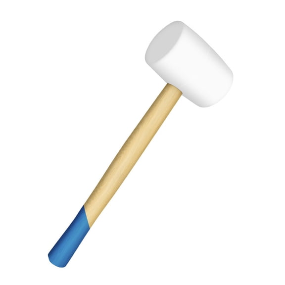 Rubber Hammer with Handle for Home Decoration Back Massage Floor Ceramic Installation Hammer Labor Saving Design