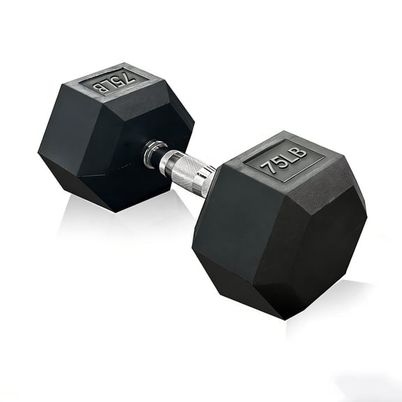 Rubber Hex Dumbbell Set, 15-550 lbs Multiple Weight Options, Premium Coated Free Weights for Home Gym Strength Training & Fitness Workout, Rack Not Included
