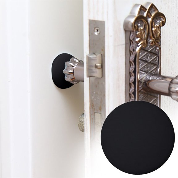 Rubber Home Door Doorknob Back Wall Protector Savior Shockproof Crash Pad