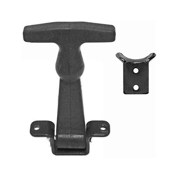 Buyers 4-7/8" Rubber Hood Catch with Black "A" Bracket - WJ201H