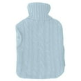 Rubber Hot Water Bottle With Cover Knitted 2 Liter Hot Water Bag Leg