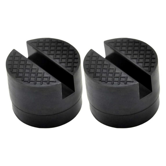 Rubber Jack Pad Adapter, Universal Pinch Weld Protector, Slotted Frame Rail Pad, Floor Jack Stand Adapter, Jack Pad Extension, Heavy Duty Jack Protector for Automotive Repair, Vehicle Maintenance