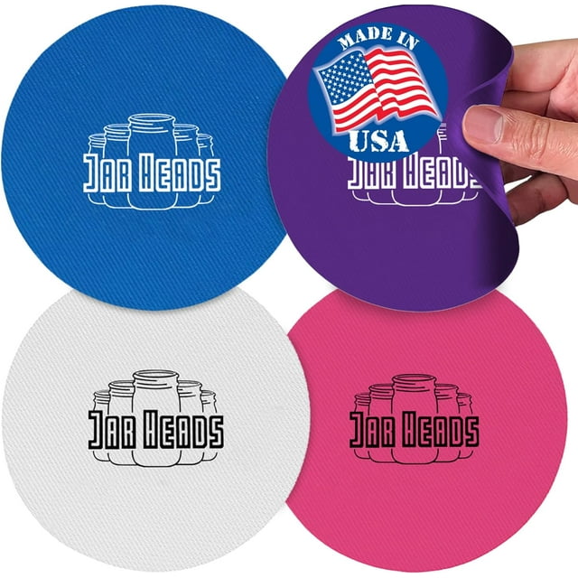 Rubber Jar Opener Gripper Pad 4 Pack Easy Opening for Arthritis