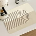 thumbnail image 1 of Rubber Kitchen Countertop Diatomite Water-absorbing Dish Drying Mat for Coffee Bar Accessories 16x12In Hand-washing Heat Insulation Non-ironing Mat Abrasion Draining Mat Clearance, 1 of 7