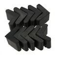 thumbnail image 1 of Rubber L Shaped Angle Iron Foot Pads Covers 10 Pcs Black, 1 of 9
