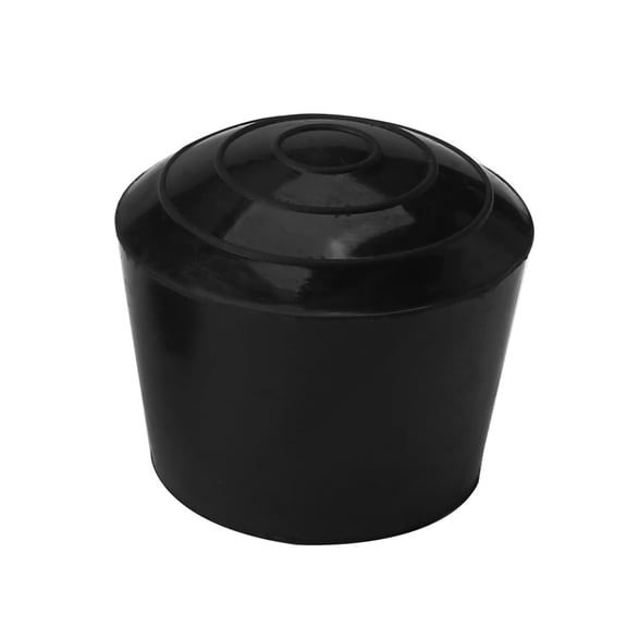 Unique Bargains Black Durable Rubber Leg Cap End Tip Furniture Chair Feet Protector 1" Inner Dia
