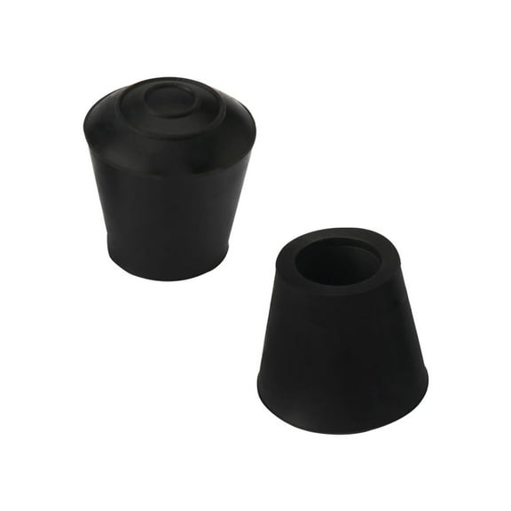 Rubber Leg Cap End Tip Furniture Feet Protector 10mm 3/8" Inner Dia 2pcs