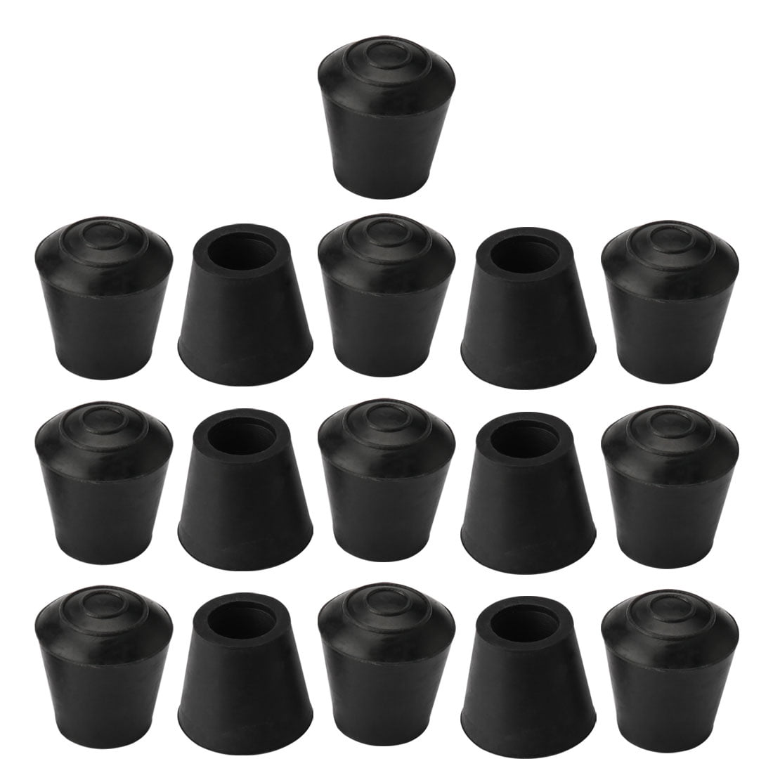 Rubber Leg Cap End Tip Furniture Feet Protector 12mm 1 2 Inner Dia 16pcs Walmart