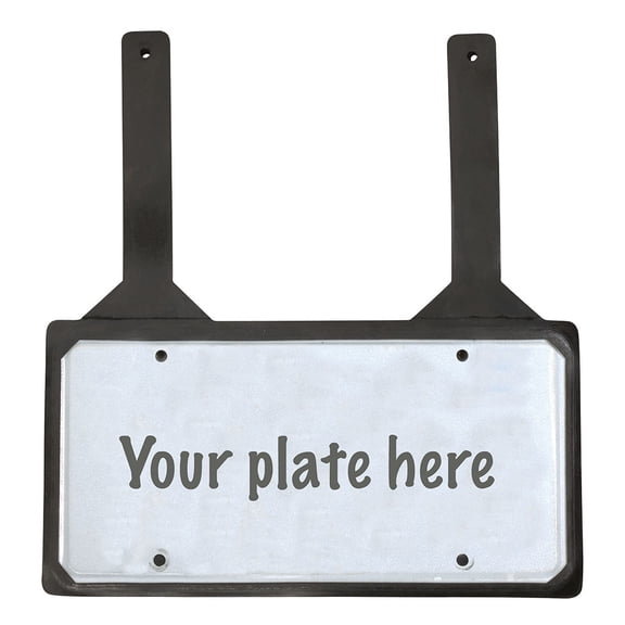 Rubber License Plate Holder - (6 1/2"H x 12 1/4"W)