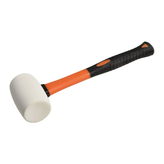 Rubber Mallet Fibreglass Handle Tile Mallet Solid Rubber Flooring Installation White Fangkenuo