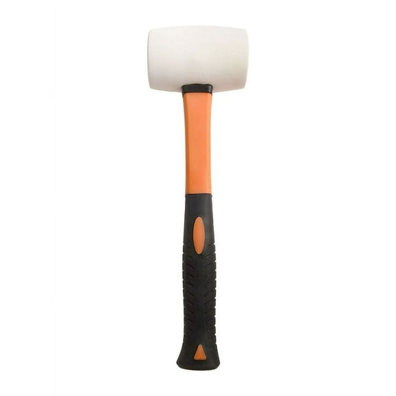 Rubber Mallet Fibreglass Handle Tile Mallet Solid Rubber Flooring Installation White