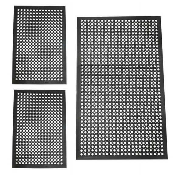 Rubber Mat Set, 3 Piece